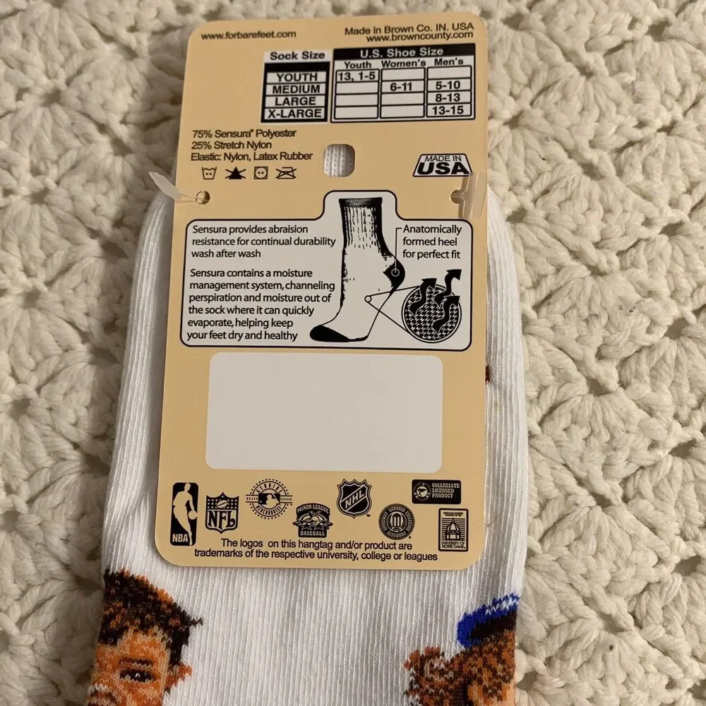 3 DICK JANE Novelty Socks NEW Adult Size Womens 6-11 Men’s 5-10 Shoe Size Unisex